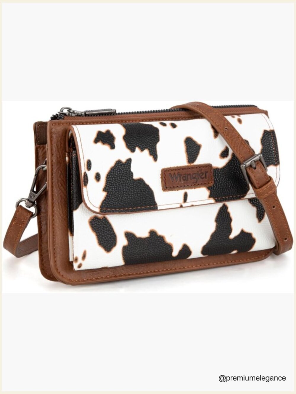 Small Crossbody Wallet Purse with RFID, Card Slots, Adjustable Strap